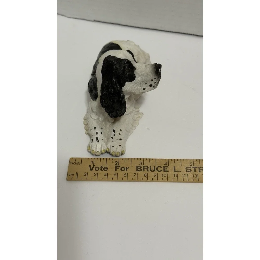 Black And White Cocker Spaniel Pup‎ Figurine